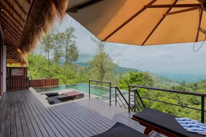 98 Acres Resort 테라스와 엘라 자연 전망